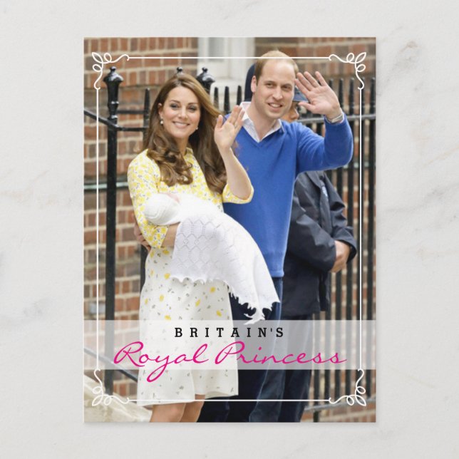 Carte Postale Royal Princess - William & Kate (Devant)