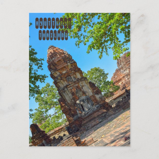 Carte Postale Royaume d'Ayutthaya en Thaïlande (Devant)