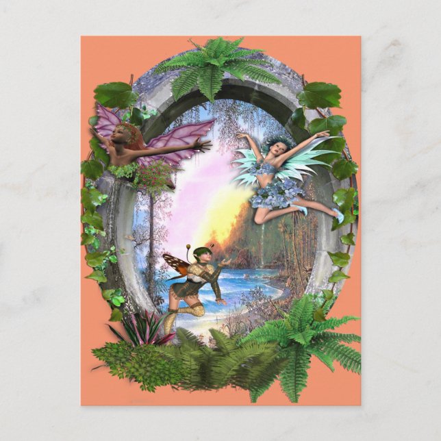 Carte Postale Royaume des fées (Devant)
