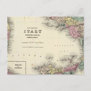 Carte Postale Royaume d'Italie du Sud de Naples