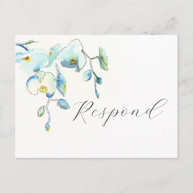 Carte postale RSVP de botanique tropicale avec cho (Devant)