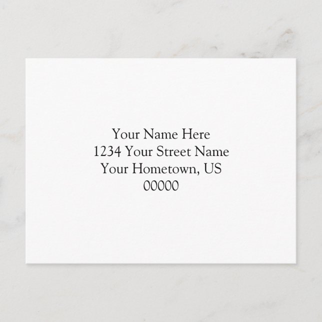 Carte postale RSVP Empreinte de léopard (Devant)