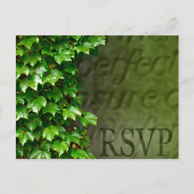 Carte Postale RSVP Événement Et Faire-part de mari (Devant)
