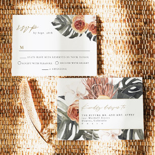 Carte postale RSVP KINSLEY Boho Terracotta Palm We
