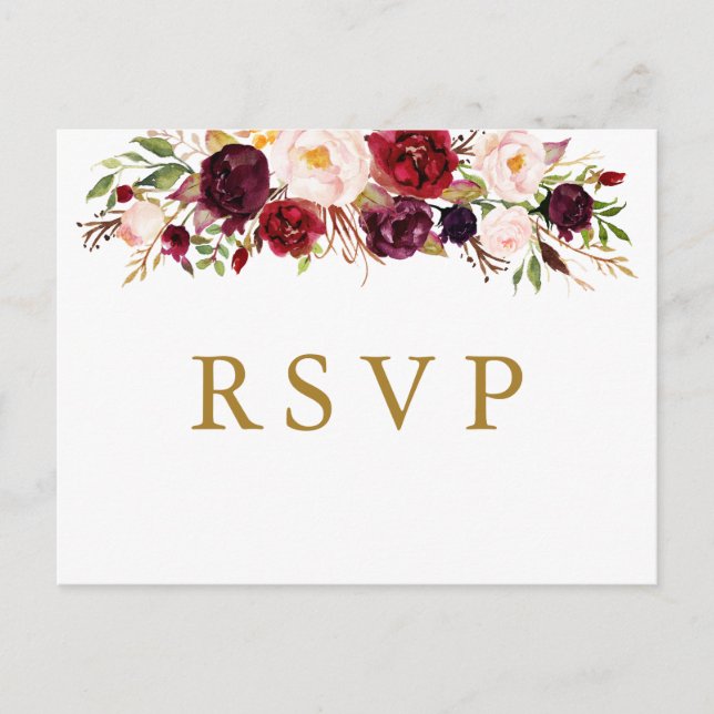 Carte postale RSVP Marsala Bourgogne (Devant)
