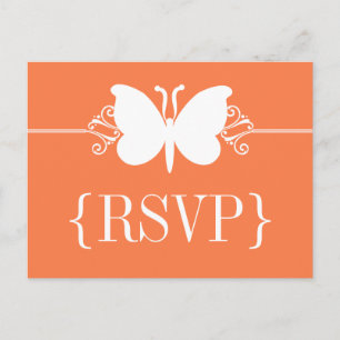 Carte Postale RSVP pour Papillon de corail
