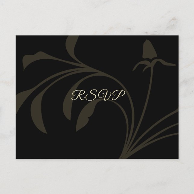 Carte Postale RSVP Rose du Victoria (Devant)