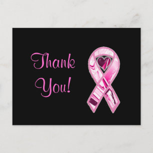 Carte Postale Ruban et coeur