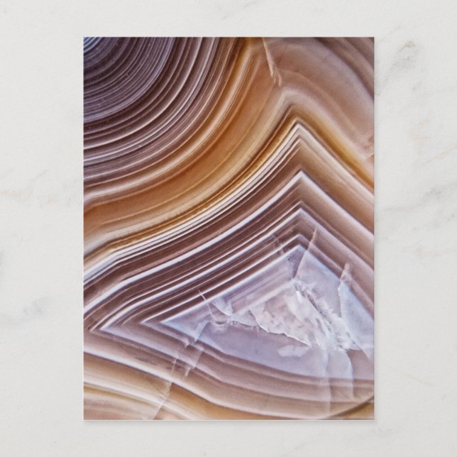 Carte Postale Rubans au chocolat Agate (Devant)