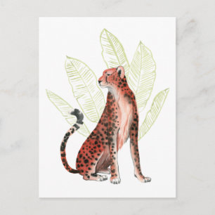 Carte Postale Ruby Runner Leopard