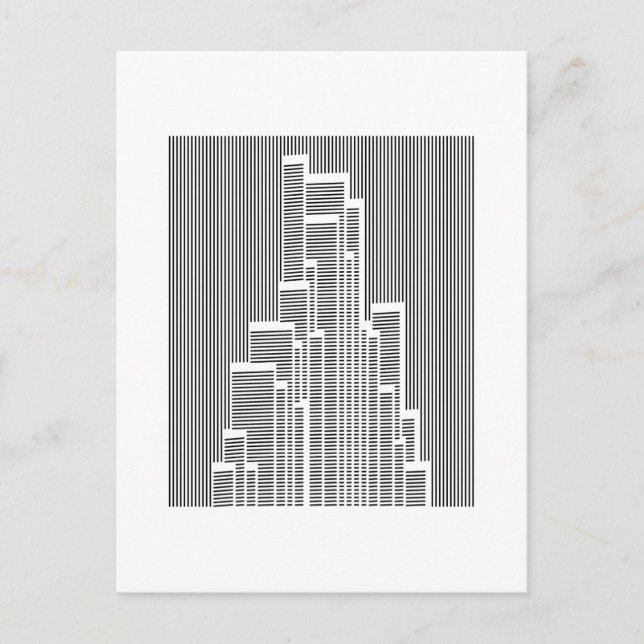 Carte Postale ruche urbaine de jungle bétonnée (Devant)
