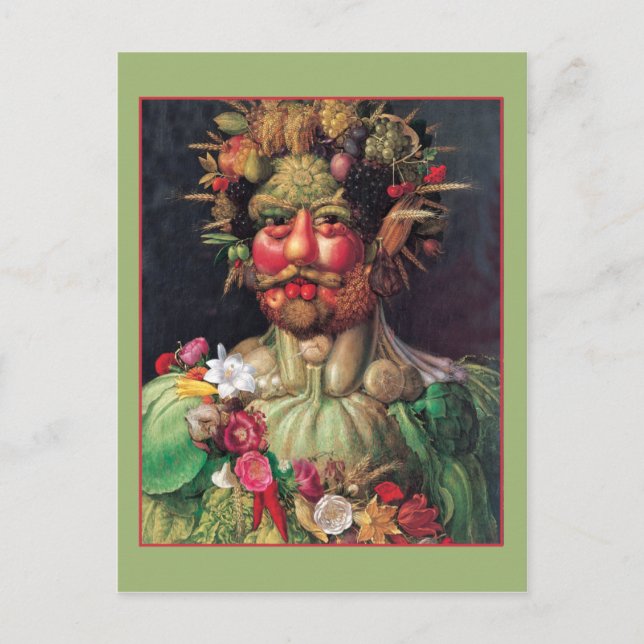 Carte Postale Rudolf II de Giuseppe Arcimboldo (Devant)