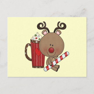 Carte Postale Rudy Reindeer Au Cocoa
