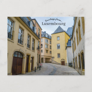 Carte Postale Rue à Luxembourg