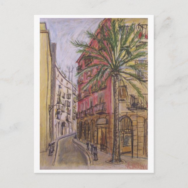 Carte Postale Rue Barcelone (Devant)