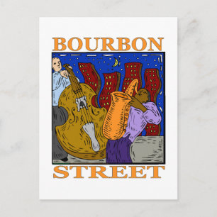 Carte Postale Rue Bourbon