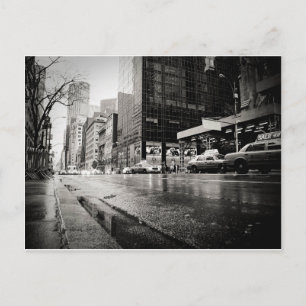 Carte Postale Rue de New York sous la pluie
