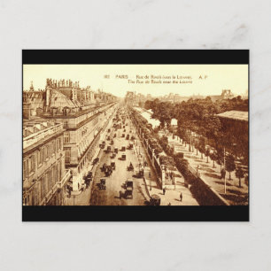 Carte Postale Rue de Rivoli, Paris 1910 Vintage
