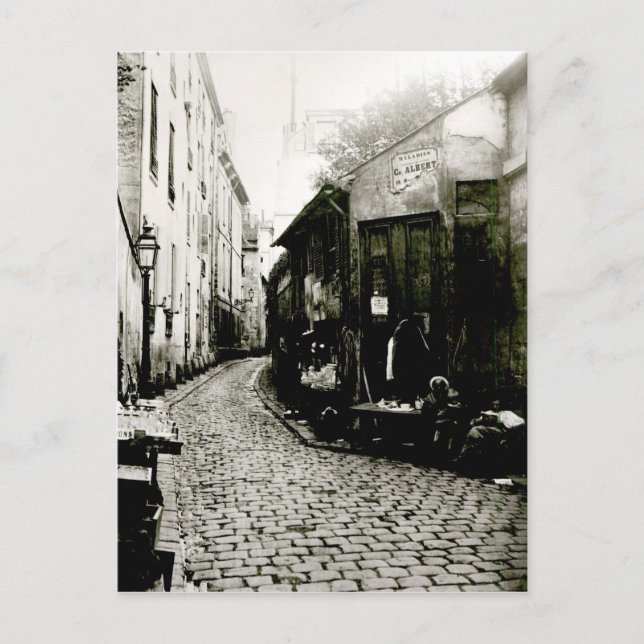 Carte Postale Rue du Jardinet et impasse (Devant)