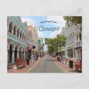 Carte Postale Rue du quartier Punda Willemstad Curaçao