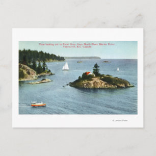 Carte Postale Rue maritime de la Rive-Nord Vue de Point Grey