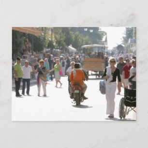 Carte Postale Rue passante à Katakolon en Grèce