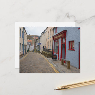 Carte Postale Rue Pavée Charmante dans le Village de Staithes