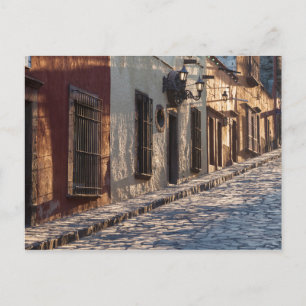 Carte Postale Rue pavée de Mexico