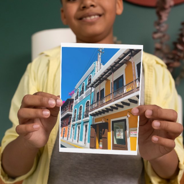 Carte Postale Rue portoricaine (Créateur téléchargé)