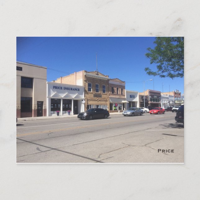 Carte Postale Rue principale - Prix (Devant)
