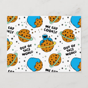 Carte Postale Rue Sésame   Monstre de cookies hors de ce monde