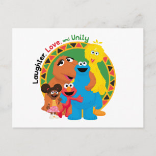 Carte Postale Rue Sésame   Rire, amour et unité