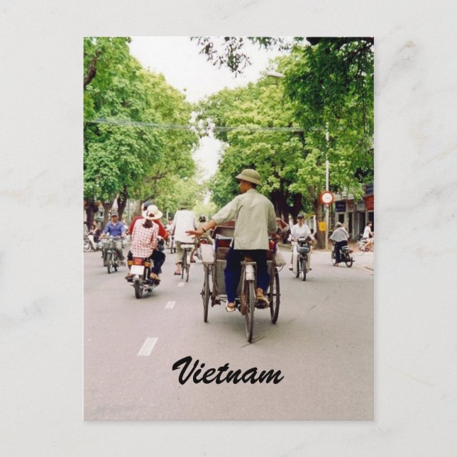Carte Postale rue vietnam (Devant)