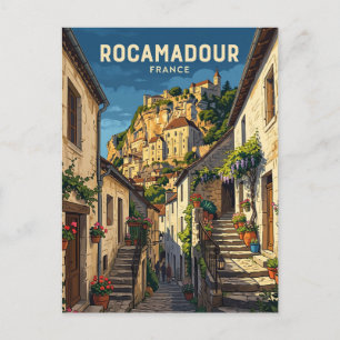 Carte Postale Ruelle à Rocamadour France France