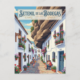 Carte Postale Ruelle à Setenil de las Bodegas Espagne