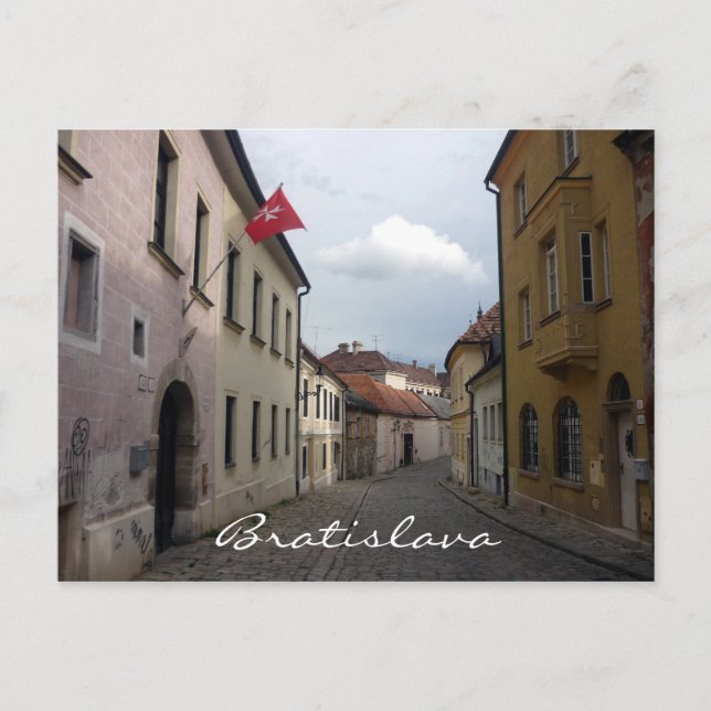 Carte Postale ruelles de bratislava (Devant)