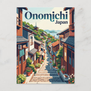 Carte Postale Ruelles d'Onomichi Japon