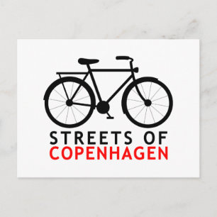Carte Postale Rues de Copenhague