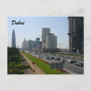 Carte Postale rues de dubaï