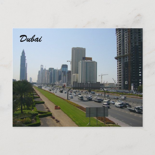 Carte Postale rues de dubaï (Devant)