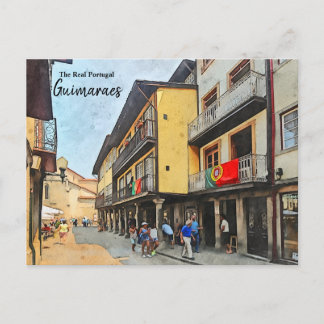 Carte Postale Rues de Guimaraes - Portugal