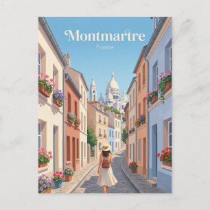 Carte Postale Rues de Montmartre France