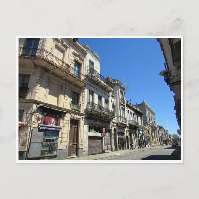 Carte Postale rues montevideo (Devant)