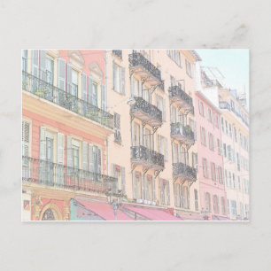 Carte Postale Rues Nice France