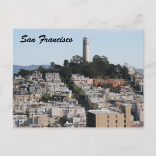 Carte Postale rues san fran