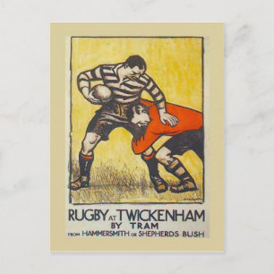 Carte Postale Rugby à Twickenham en tramway de Hammersmith