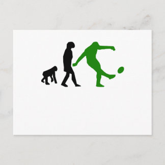 Carte Postale Rugby Kick Evolution (Vert)