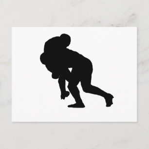 Carte Postale Rugby Tackle