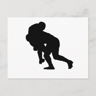 Carte Postale Rugby Tackle