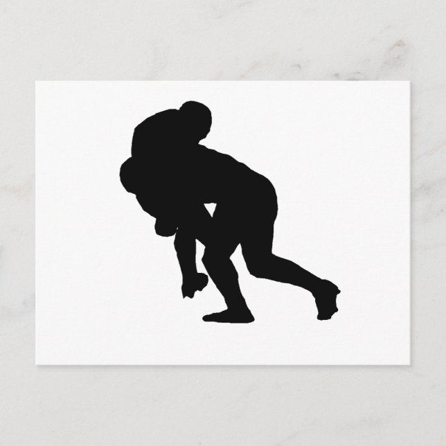 Carte Postale Rugby Tackle (Devant)